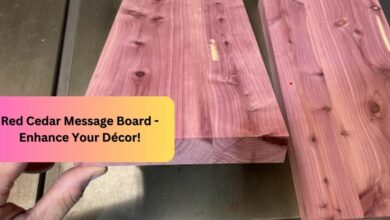 Red Cedar Message Board - Enhance Your Décor!