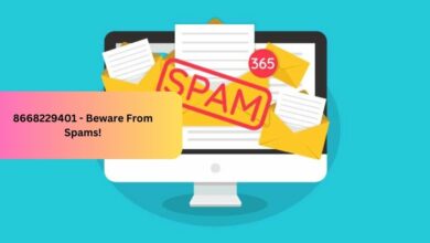 8668229401 - Beware From Spams!