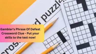 Gambler's Phrase Of Defeat Crossword Clue - Put your skills to the test now!